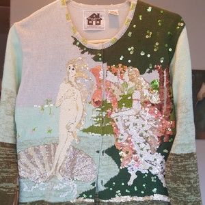 Storybook Knits Elaborate Hand-Knit Beaded Design